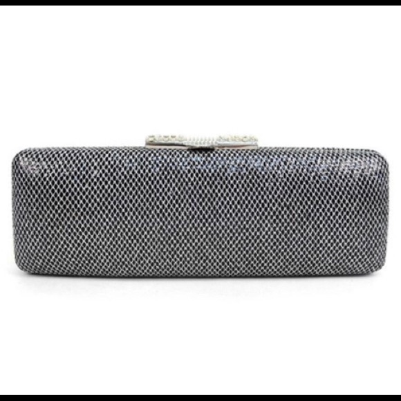 Black Glitter Clutch Evening Bag - Picture 1 of 1